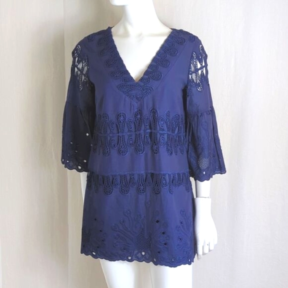 Sail to Sable Navy Tunic Size Small